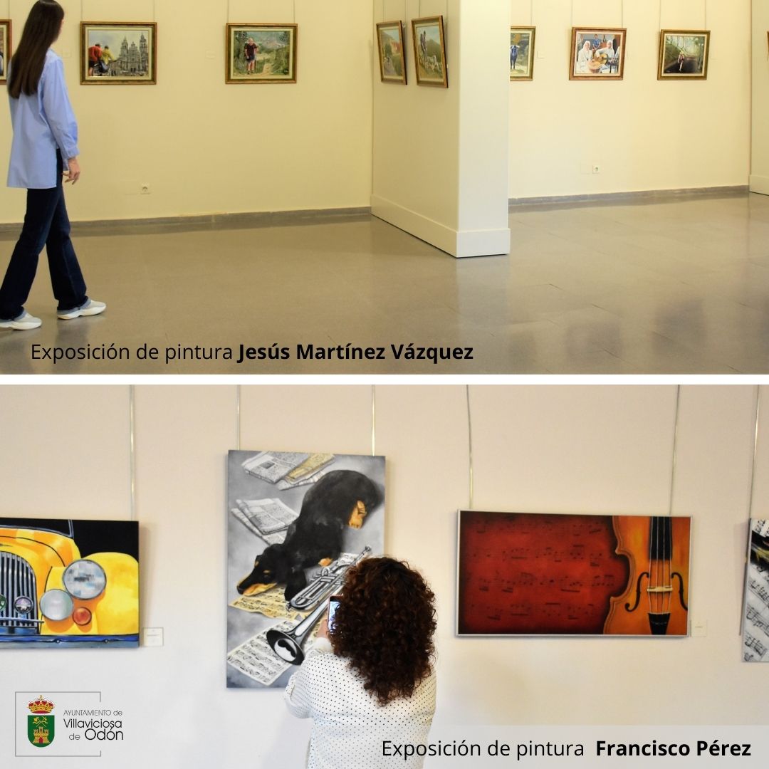 Texto Alternativo: La sala de exposiciones acoge dos muestras de pintura hasta el 1 de febrero