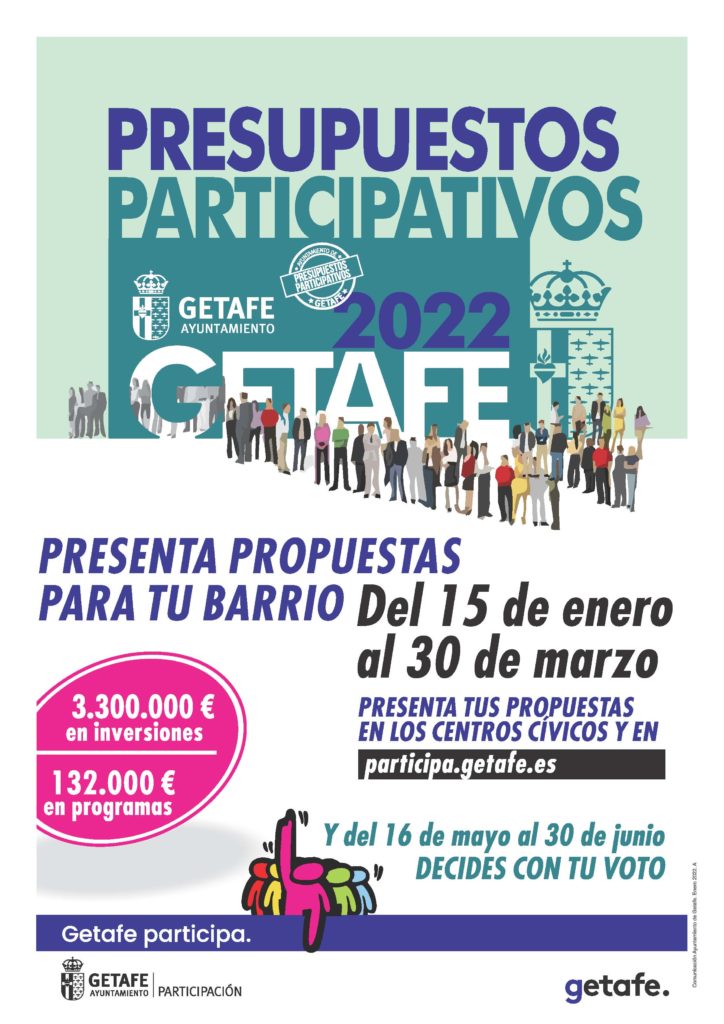 Texto Alternativo: Getafe pone en marcha una nueva edición de los Presupuestos Participativos