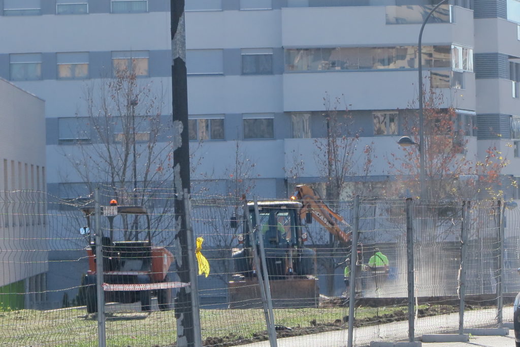 Texto Alternativo: Obras de mejora del Paseo de la Estación y el entorno del Centro de Salud de Las Margaritas