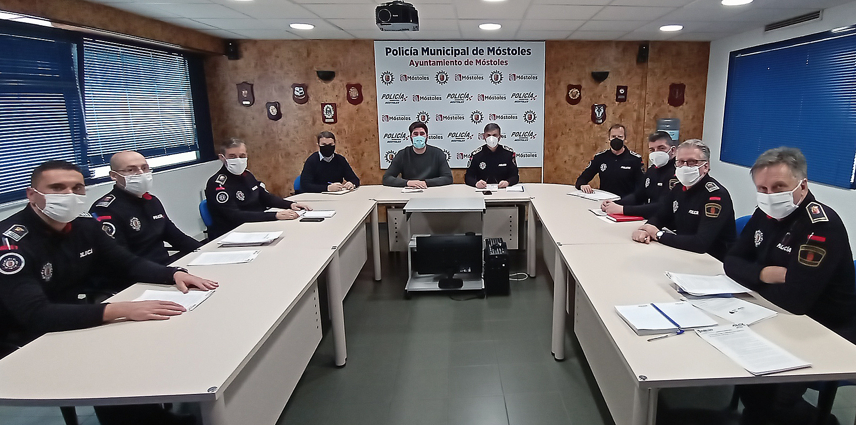 Texto Alternativo: La Policía Municipal de Móstoles recibió en 2021 un 14,71% menos de avisos respecto al año anterior