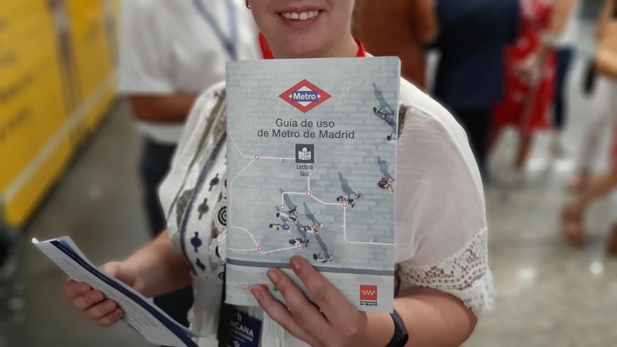 Texto Alternativo: La Comunidad de Madrid forma a más de 50 personas con discapacidad intelectual en el uso autónomo de Metro