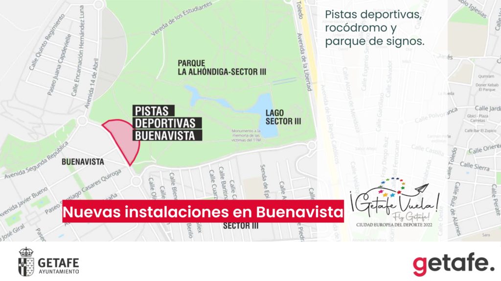 Texto Alternativo: Nuevas infraestructuras deportivas en Buenavista y los polideportivos Juan de la Cierva y Alhóndiga-Sector III