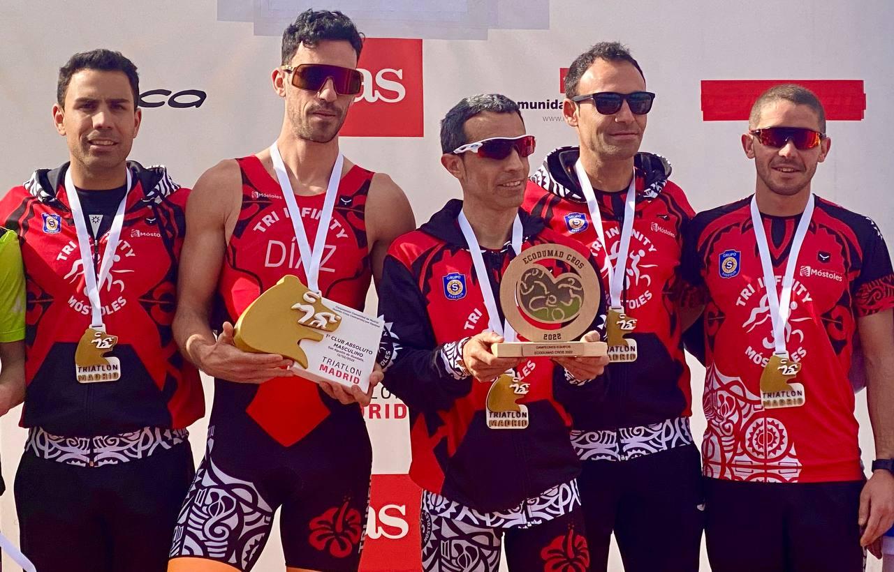 Texto Alternativo: El Club Tri Infinity Móstoles se impone en el segundo Campeonato de Madrid de la temporada