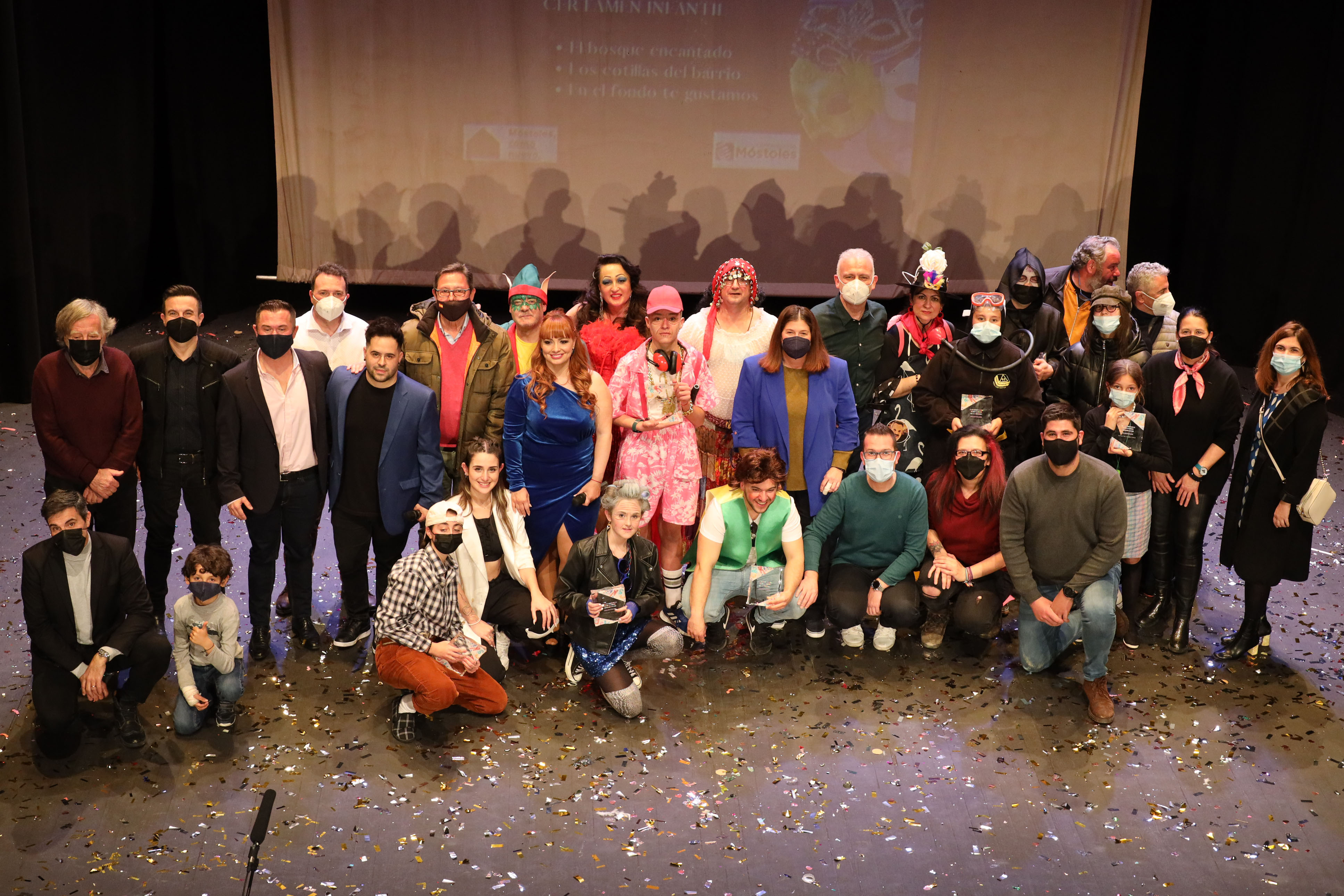 Texto Alternativo: La Peña La Era gana el primer premio en el XXIII Concurso de Agrupaciones Carnavalescas de Móstoles de 2022