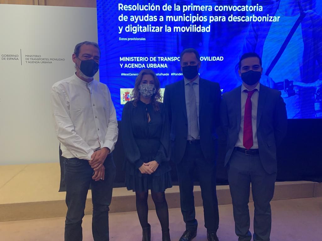 Texto Alternativo: Getafe recibe los primeros 4.044.000 de euros de los Fondos Europeos