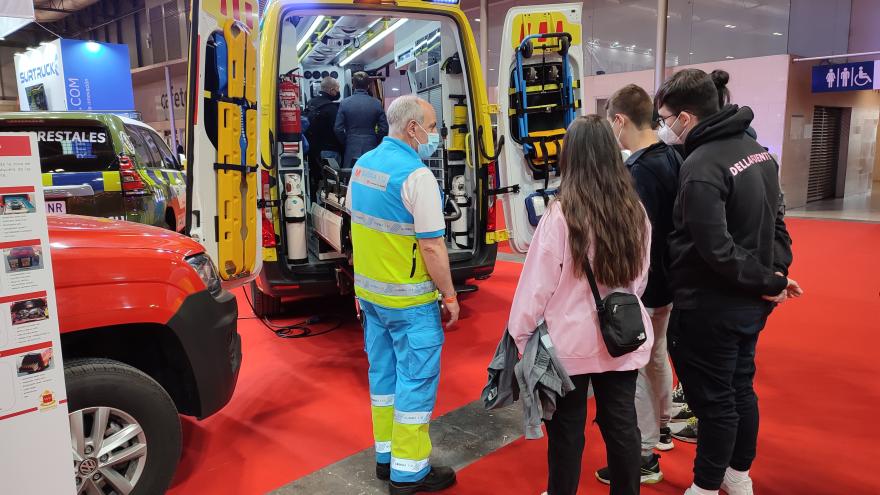 Texto Alternativo: El SUMMA 112 participa en el Salón Internacional de la Seguridad SICUR