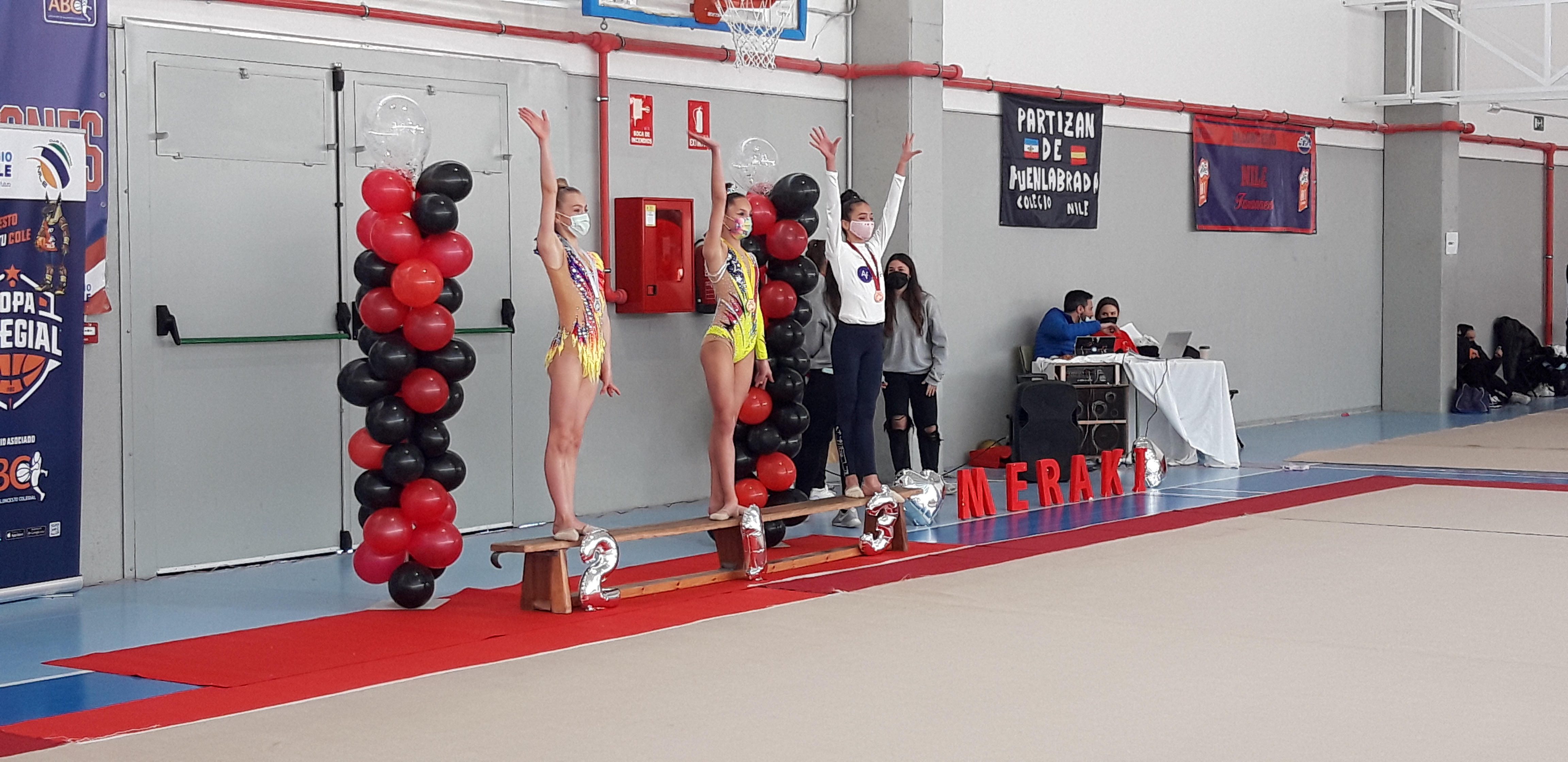 Texto Alternativo: Daniela Fernández del Club de Gimnasia Rítmica de Móstoles segunda en un Trofeo de Fuenlabrada
