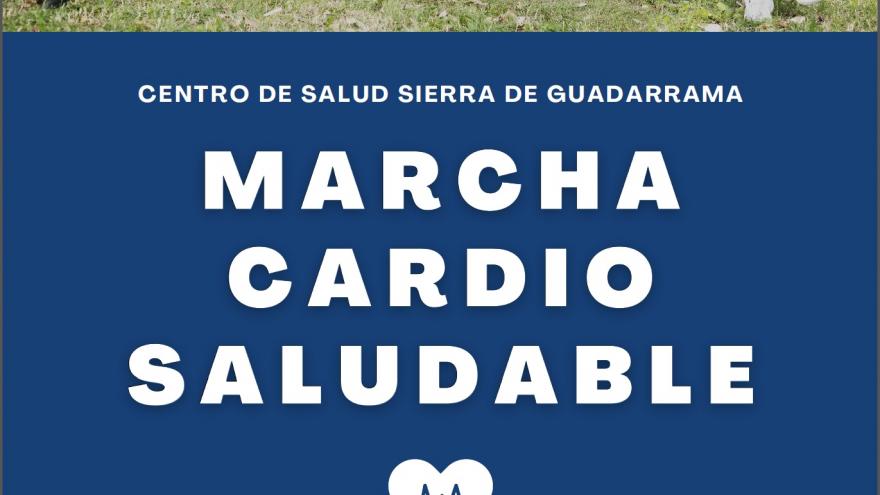Texto Alternativo: Marcha cardiosaludable del Centro de Salud Sierra de Guadarrama, en Collado Villalba