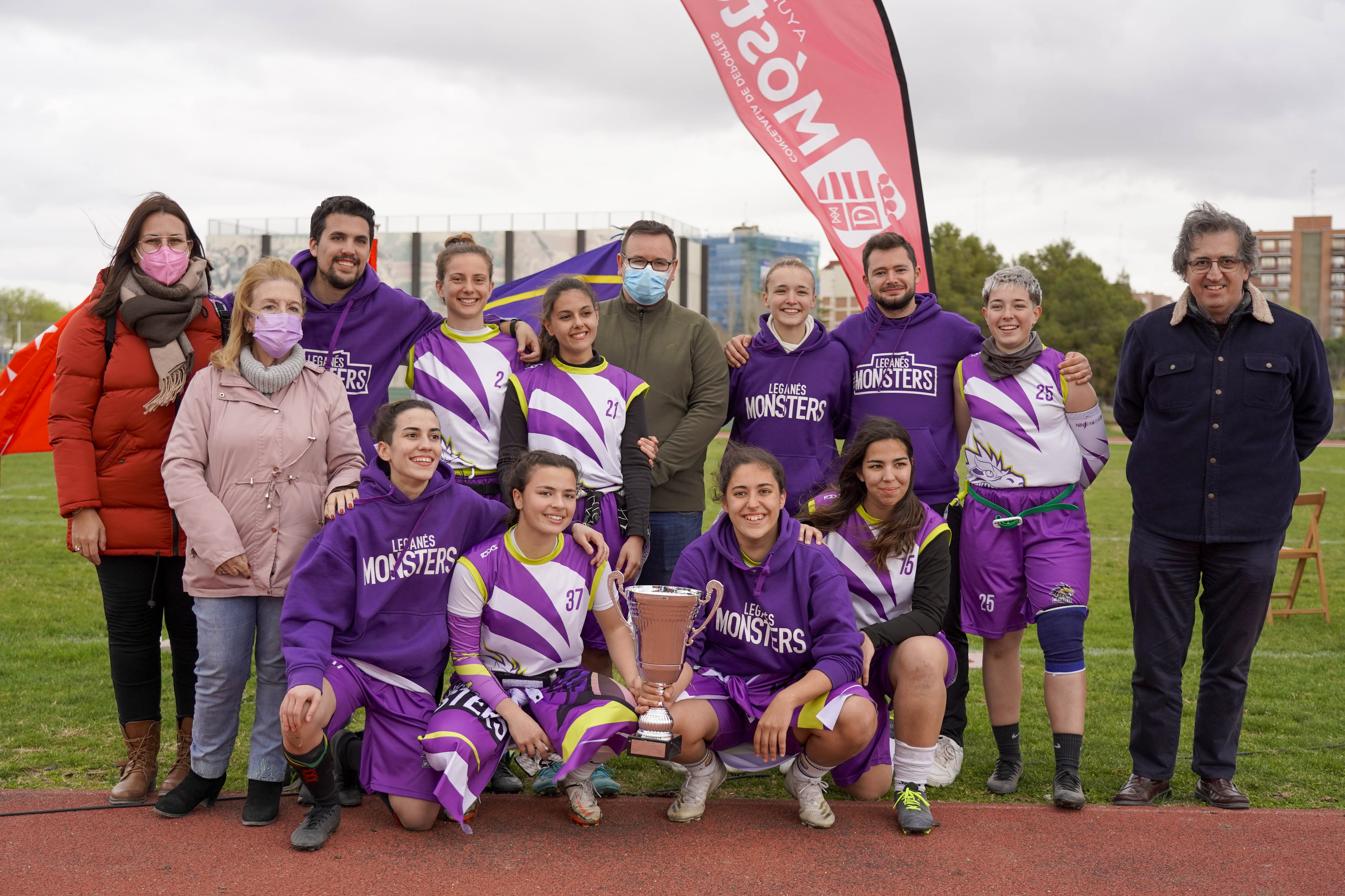 Texto Alternativo: Móstoles acoge la final del Campeonato de Madrid de Flag Football femenino