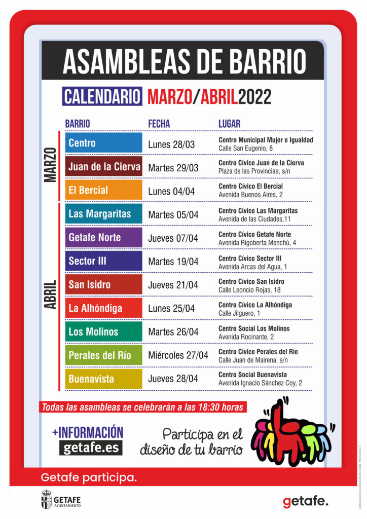 Texto Alternativo: Nueva edición de las Asambleas de Barrio en marzo y abril