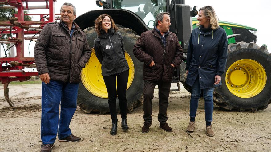 Texto Alternativo: Díaz Ayuso detalla que ya se ha ejecutado el 60% de las medidas y el presupuesto del Plan Terra dirigido a potenciar el campo madrileño