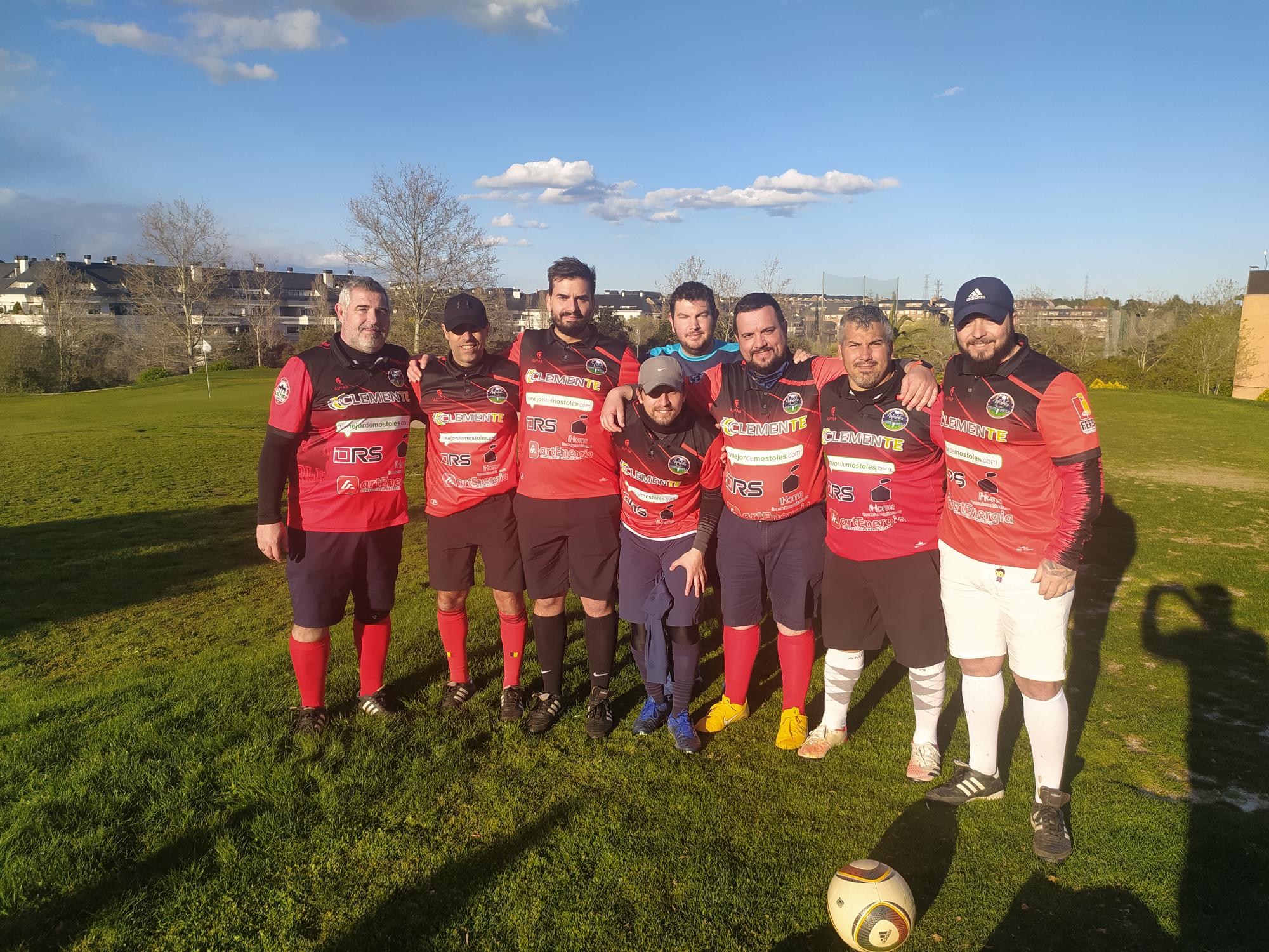 Texto Alternativo: Buena actuación de los mostoleños en la Liga madrileña de footgolf