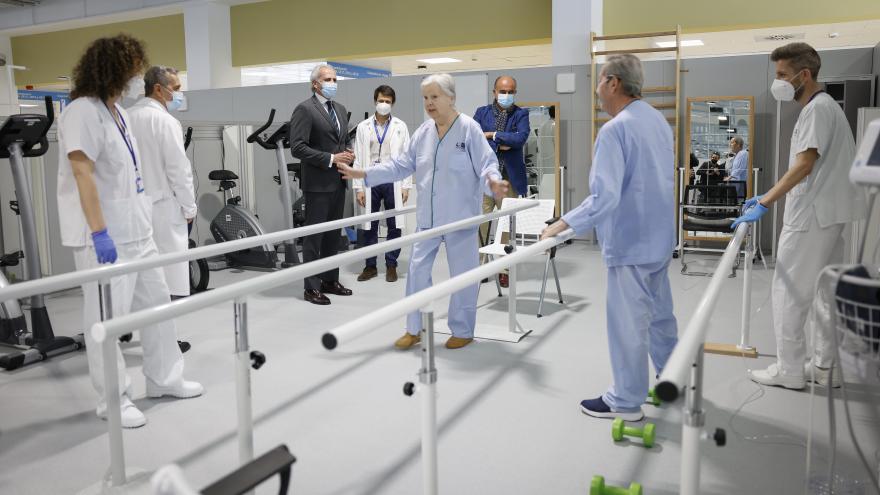 Texto Alternativo: La Comunidad de Madrid estrena la Unidad de Rehabilitación Funcional del Hospital público Enfermera Isabel Zendal