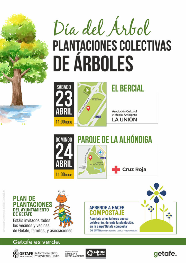 Texto Alternativo: Dos plantaciones colectivas en El Bercial y el Parque Alhóndiga el 23 y 24 de abril