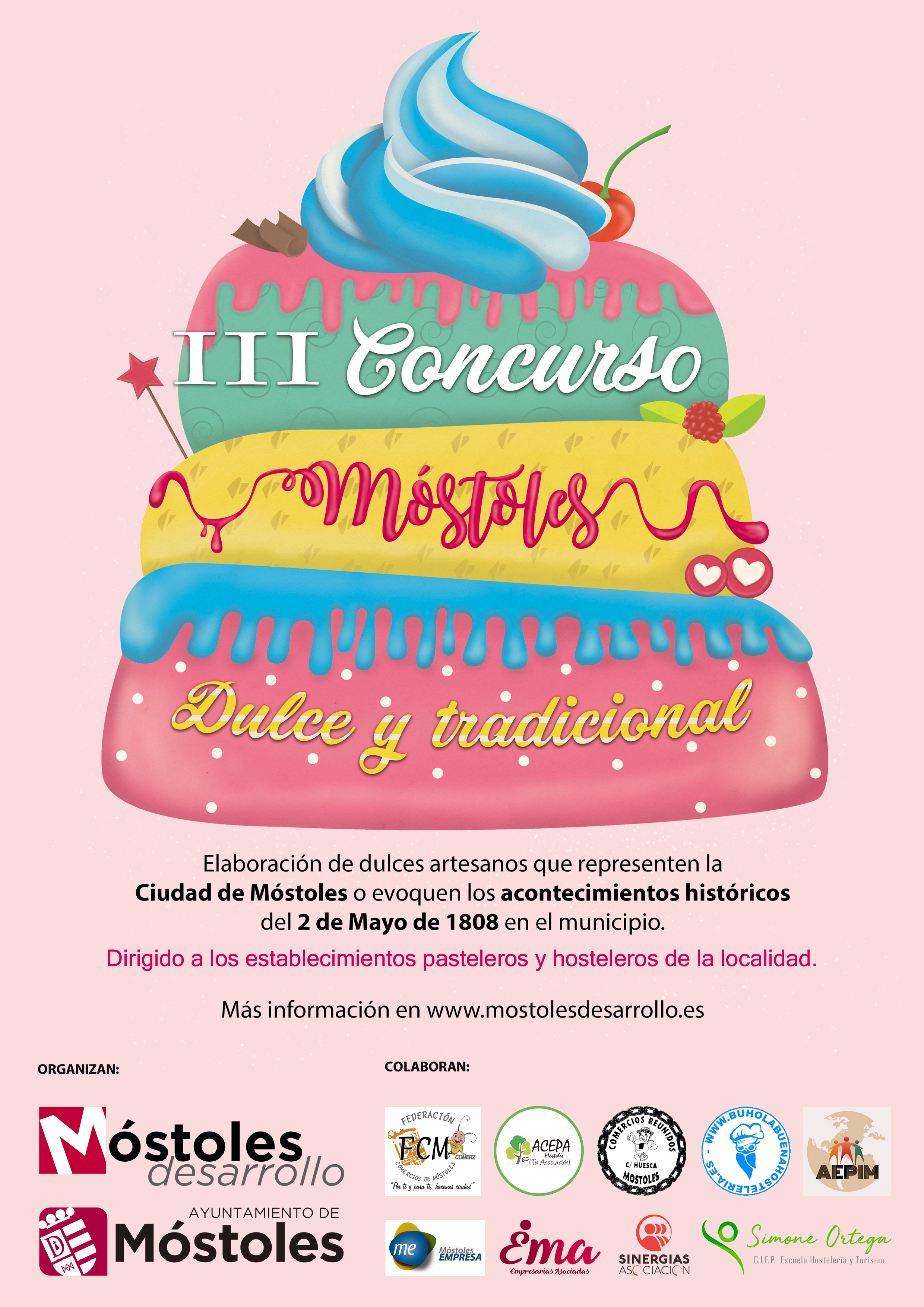 Texto Alternativo: Móstoles Dulce y Tradicional premiará al postre que mejor represente al Móstoles de 1808