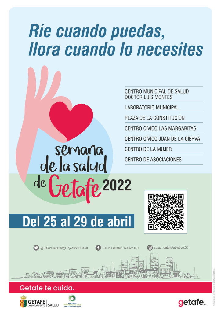 Texto Alternativo: Getafe celebrará su Semana de la Salud del 25 al 29 de abril
