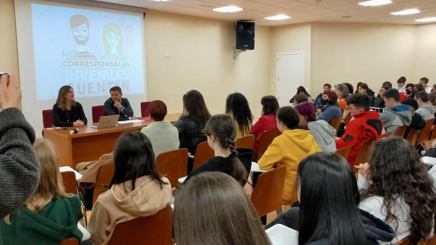 Texto Alternativo: La Comunidad de Madrid ha organizado el I Encuentro Regional de Corresponsales Juveniles en Buitrago del Lozoya