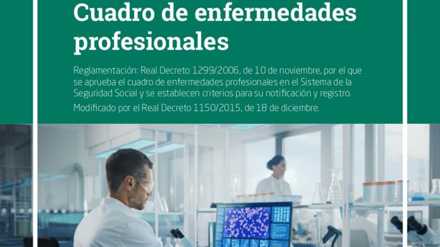 Texto Alternativo: El IRSST explica el Cuadro de enfermedades profesionales en la Semana de la Seguridad y Salud en el Trabajo