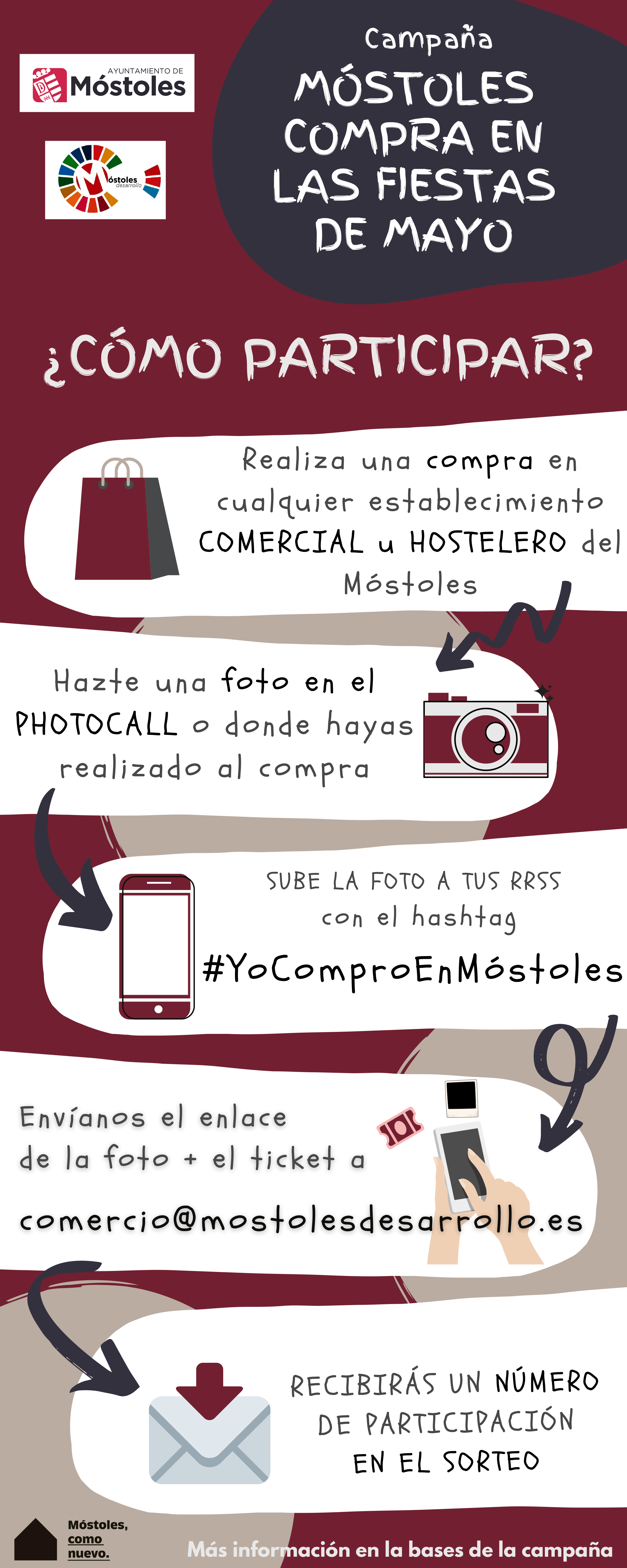 Texto Alternativo: Comprar en Móstoles durante las fiestas del 2 de Mayo tendrá premio