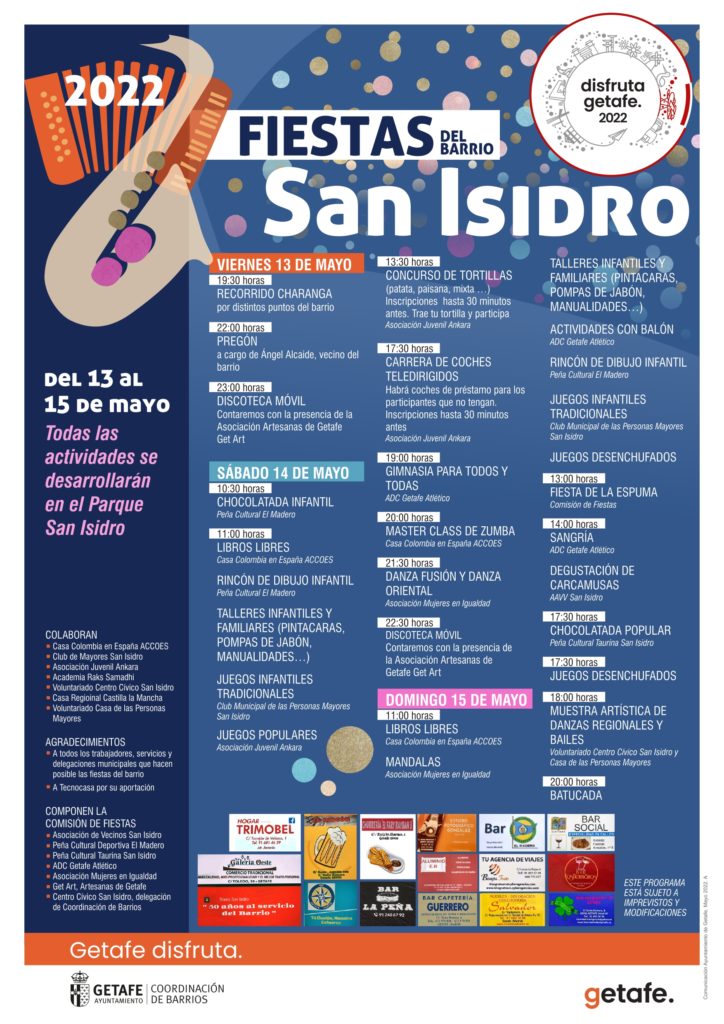 Texto Alternativo: Getafe recupera las Fiestas de Barrio