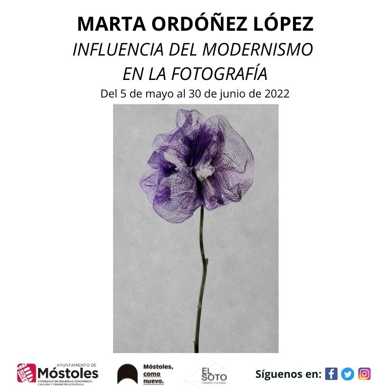 Texto Alternativo: El Centro Sociocultural El Soto expone hasta el 30 de junio la muestra Influencia del modernismo en la fotografía de Marta Ordóñez