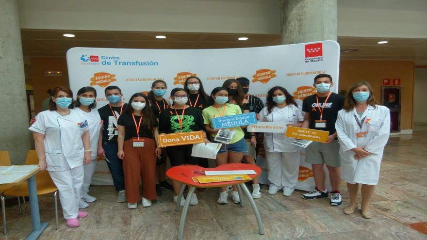 Texto Alternativo: El Hospital Fundación Alcorcón se suma a la campaña “Equipo Médula” del Centro de Transfusión para incrementar el número de donantes de médula