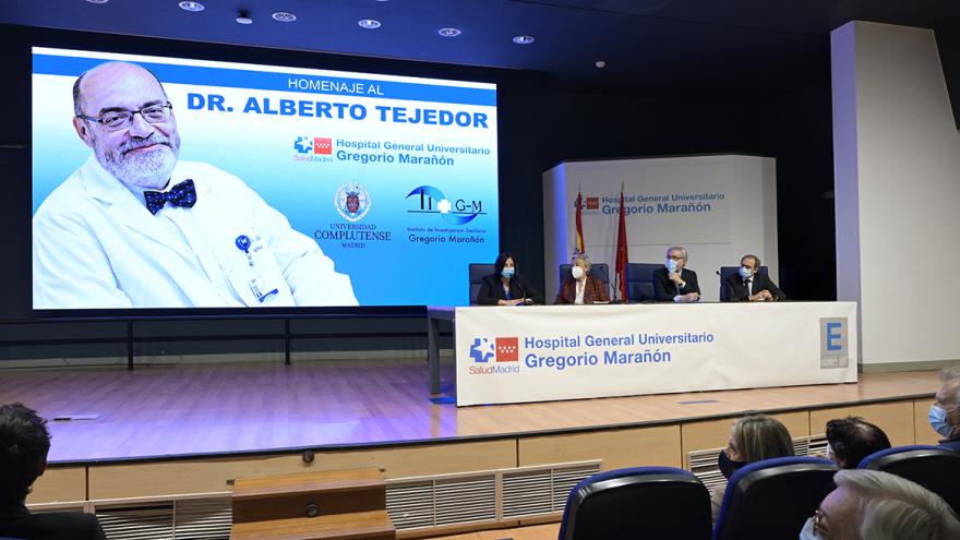 Texto Alternativo: El Hospital Gregorio Marañón homenajea al doctor Alberto Tejedor