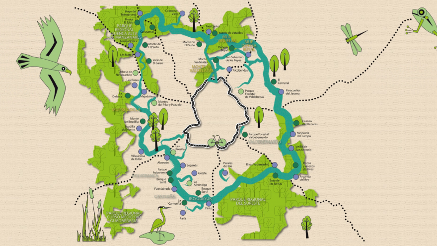 Texto Alternativo: La Comunidad de Madrid crea 18 reservas de polinizadores para mejorar la biodiversidad en los 67 primeros kilómetros de Arco Verde