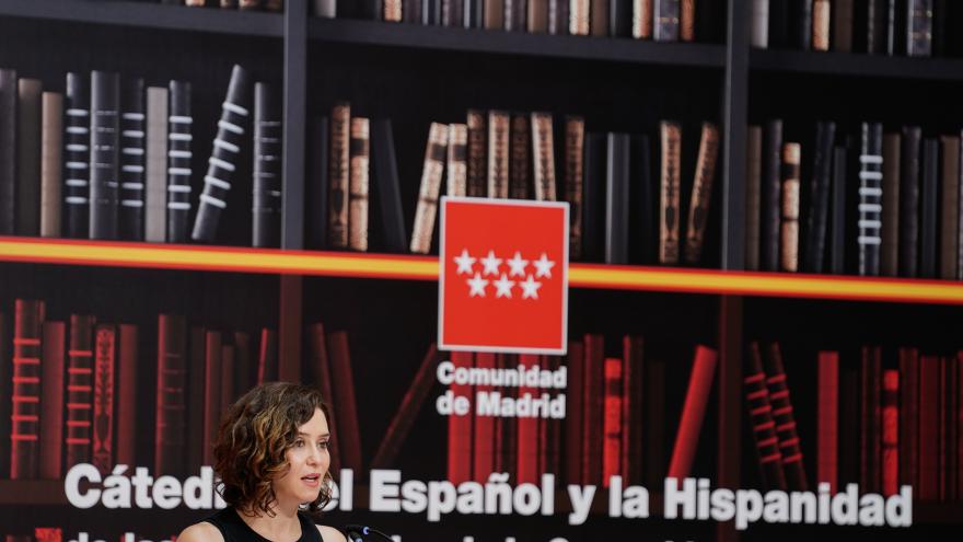 Texto Alternativo: Díaz Ayuso el Gobierno de la Comunidad presenta la Cátedra del Español y la Hispanidad de las Universidades para reivindicar su papel en el mundo “como motor cultural, económico y social”