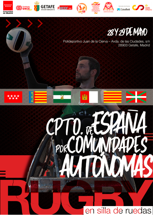 Texto Alternativo: Getafe acoge el Campeonato de Selecciones Autonómicas de Rugby en Silla de Ruedas