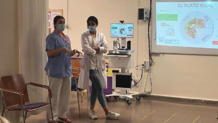 Texto Alternativo: El Centro de Salud Isabel II, en Parla, reanuda sus talleres de autocuidados para diabéticos