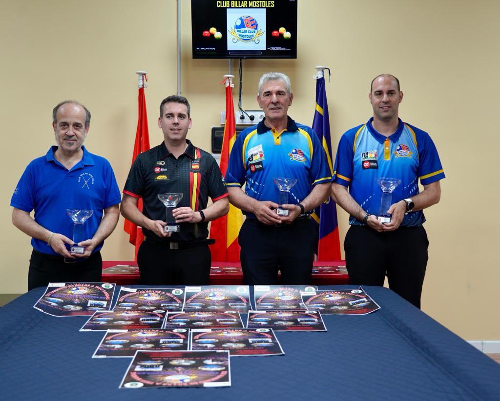 Texto Alternativo: Rubén Legazpi gana el XXII Ránking de Billar a Tres Bandas Villa de Móstoles