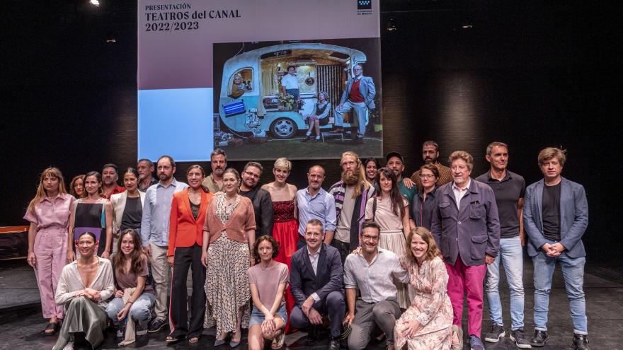Texto Alternativo: La Comunidad de Madrid el Gobierno de la Comunidad de Madrid presenta la nueva temporada de Teatros del Canal, con 90 espectáculos y grandes figuras internacionales