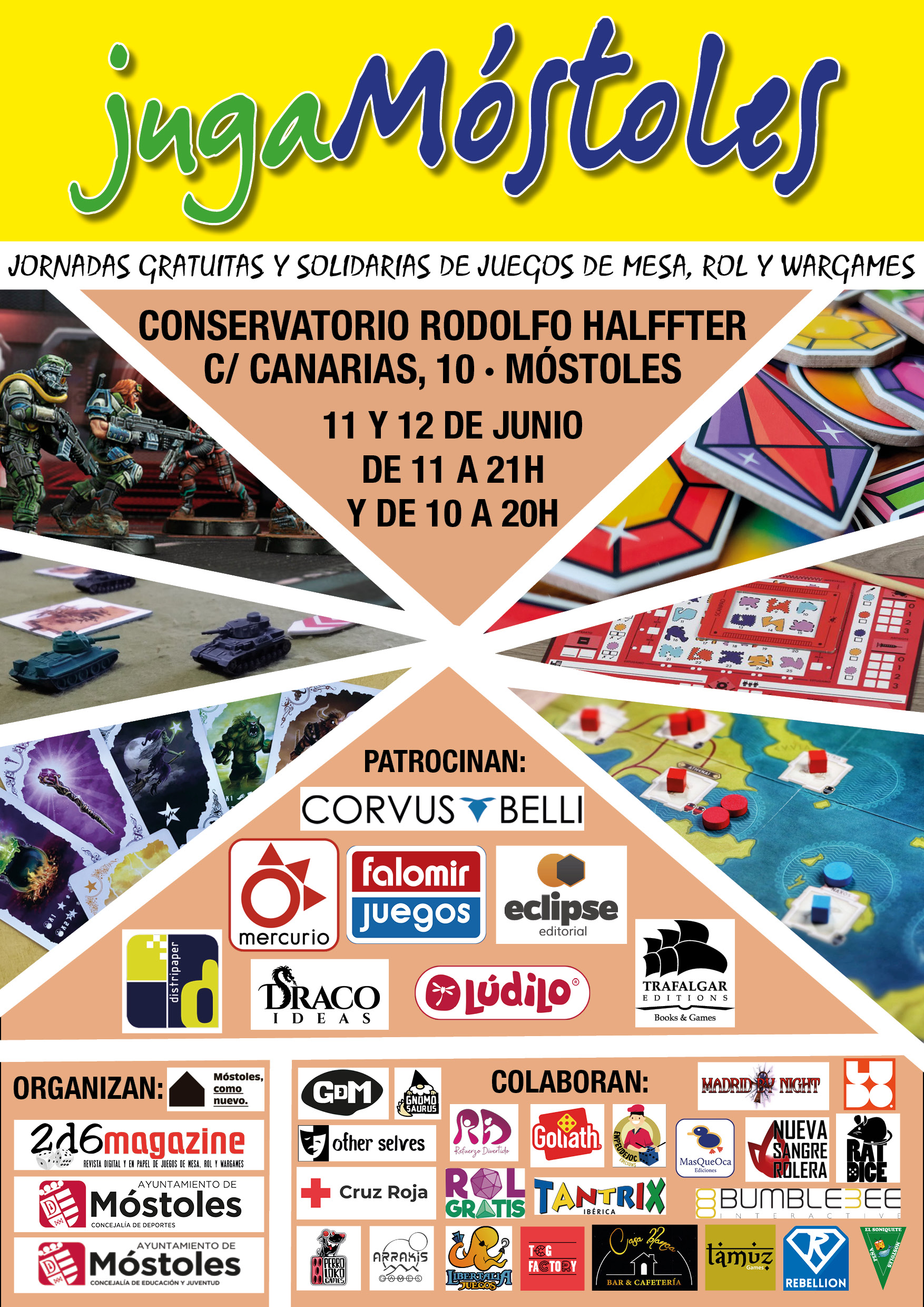 Texto Alternativo: Móstoles acoge unas jornadas de juegos de mesa, rol y simulación histórica