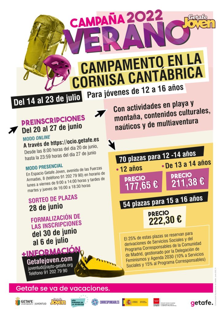 Texto Alternativo: CAMPAMENTOS JUVENTUD