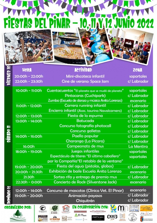 Texto Alternativo: El barrio del Pinar celebrará este fin de semana sus fiestas con conciertos, actividades para niños, concursos…