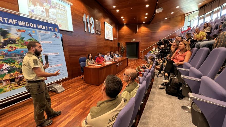 Texto Alternativo: La Comunidad de Madrid la Comunidad presenta la campaña  #STOPincendios para incidir en la respuesta ciudadana ante la presencia de fuego