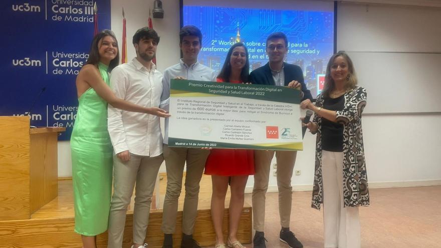 Texto Alternativo: El IRSST otorga el premio a la Creatividad para la Transformación Digital en Seguridad y Salud Laboral