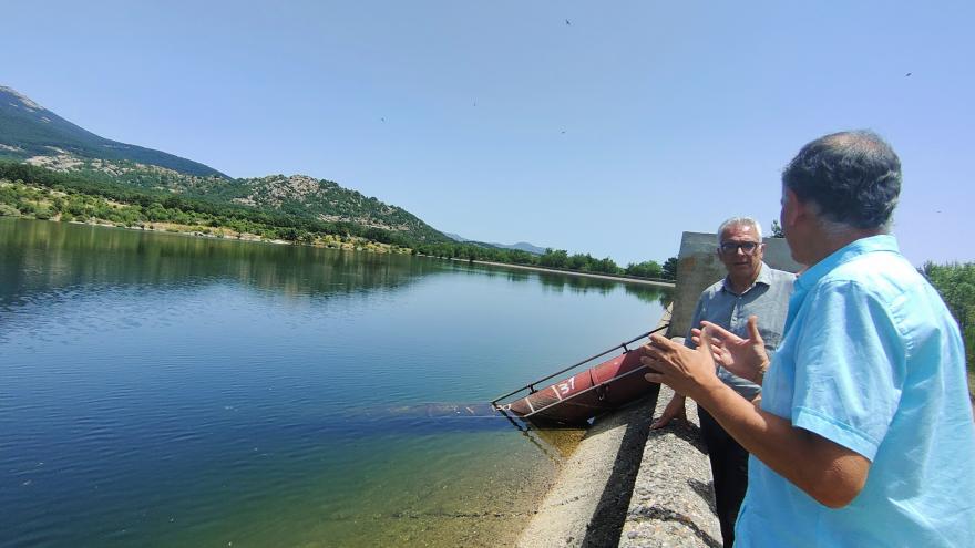 Texto Alternativo: La Comunidad de Madrid mejora la canalización de la zona del embalse de Palancares hasta el depósito de la Hiruela en Soto del Real