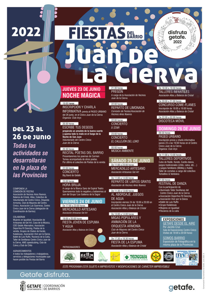 Texto Alternativo: Este fin de semana llegan las Fiestas de Juan de la Cierva 2022