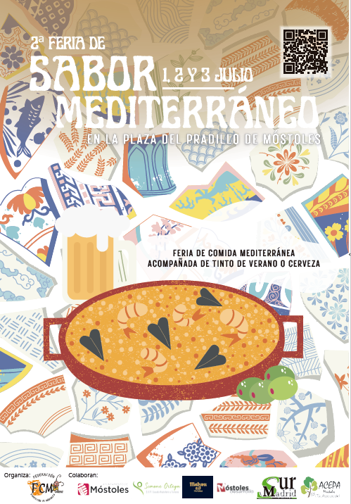 Texto Alternativo: Móstoles celebra este fin de semana la segunda feria gastronómica Sabor Mediterráneo