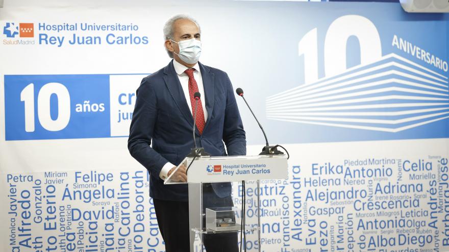 Texto Alternativo: La Comunidad de Madrid celebra diez años del Hospital Rey Juan Carlos de Móstoles al servicio de la sanidad pública madrileña
