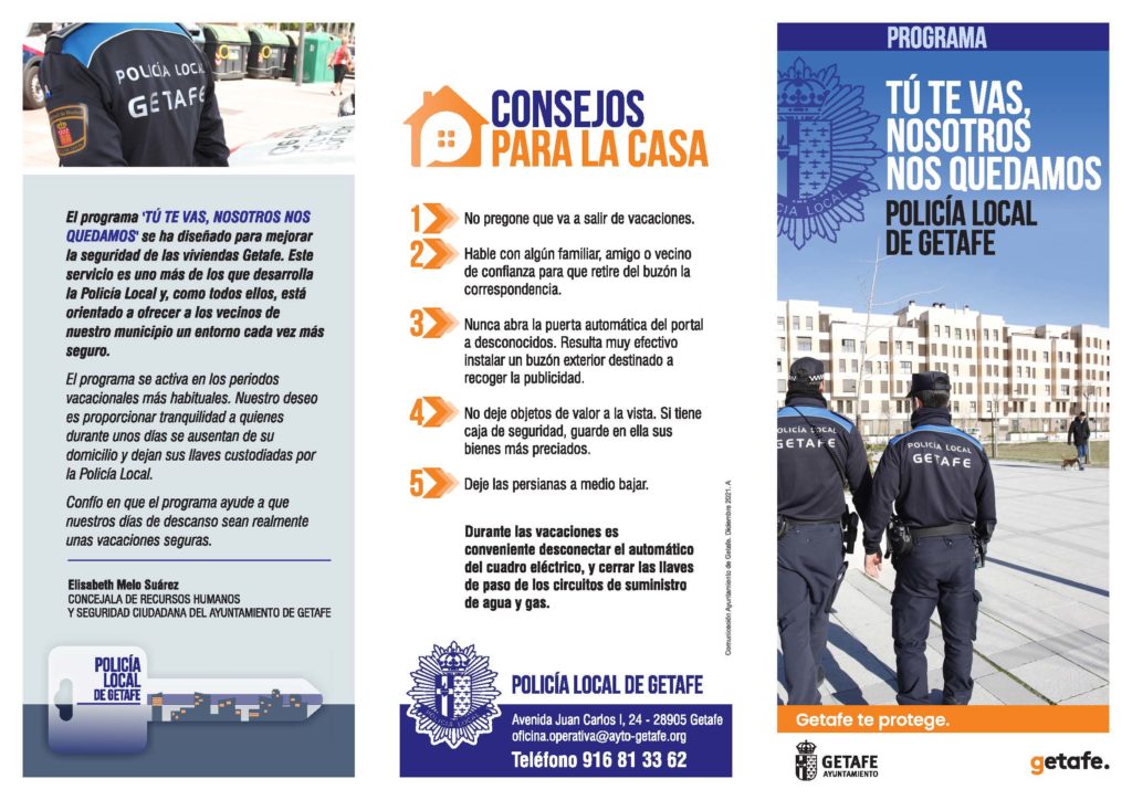 Texto Alternativo: La Policía Local custodia las llaves de vecinos durante las vacaciones