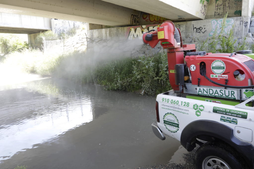 Texto Alternativo: Getafe intensifica los tratamientos contra mosquitos y mosca negra