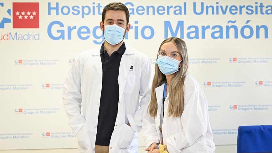 Texto Alternativo: Dos residentes del Marañón premiados en el Congreso internacional de Medicina y Enfermería del Trabajo