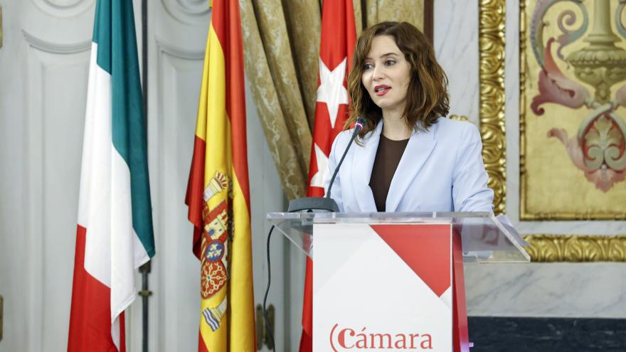 Texto Alternativo: Díaz Ayuso ofrece a las empresas italianas “la normalidad” de Madrid para invertir y crecer frente a “políticas empobrecedoras, autoritarias y divisorias”