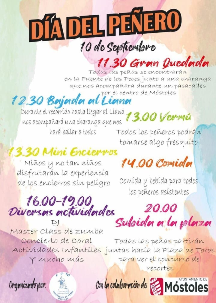 Texto Alternativo: Las peñas de Móstoles celebran mañana el Día del Peñero