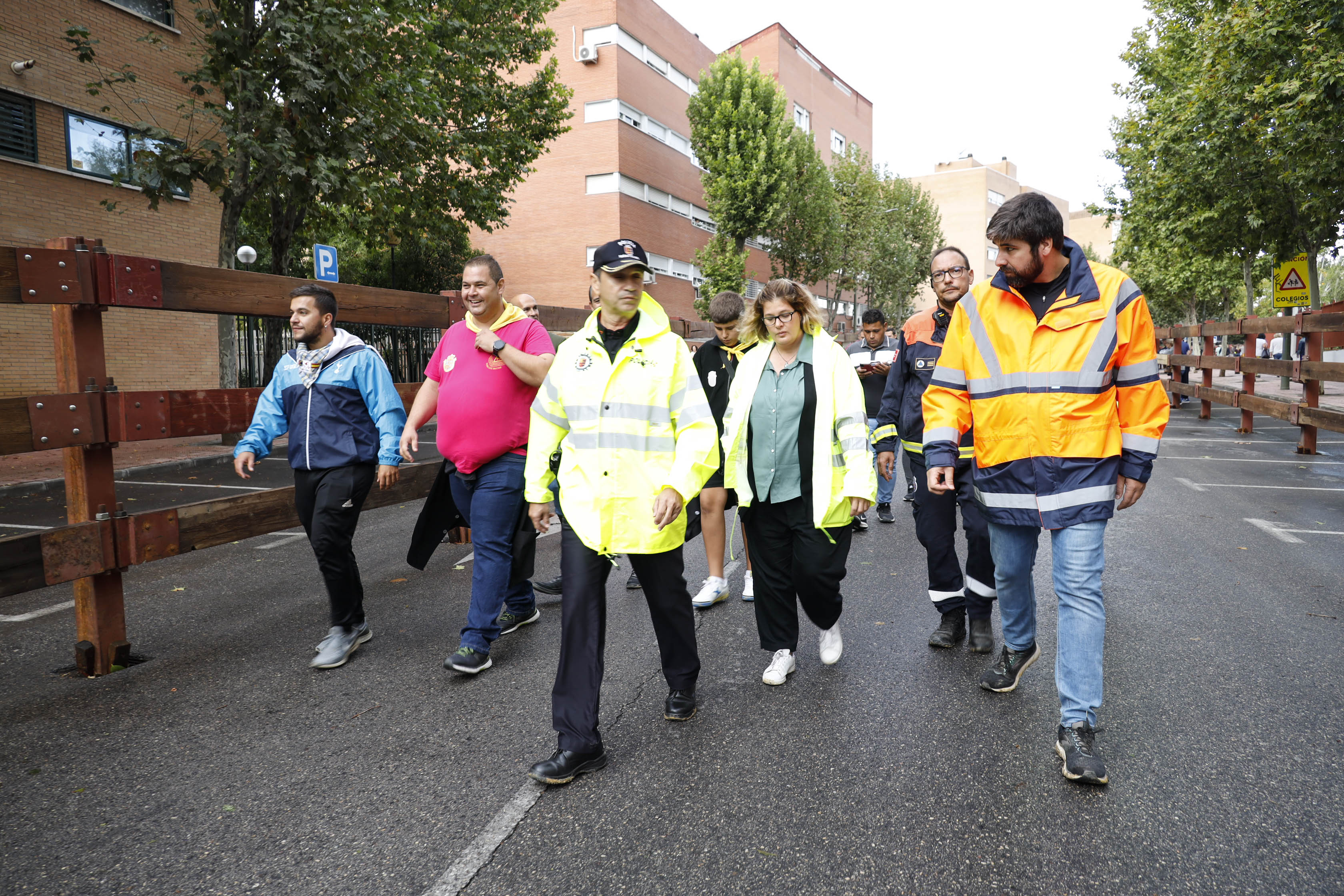 Texto Alternativo: El primer encierro de las Fiestas de Móstoles termina sin incidentes