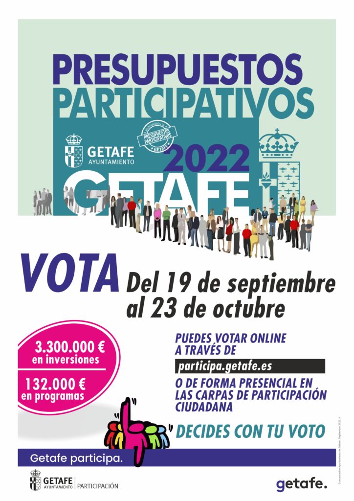 Texto Alternativo: El día 19 comienzan las votaciones de los Presupuestos Participativos
