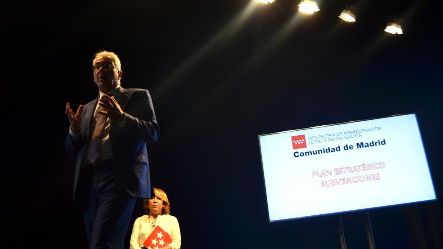 Texto Alternativo: La Comunidad de Madrid el Gobierno de la Comunidad de Madrid presenta a los pequeños municipios el Plan Estratégico de Subvenciones 2022/23 dotado con 44 millones